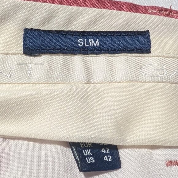 Gant | Stretch Linen Suit Pants In Blush Pink - Picture 6 of 11